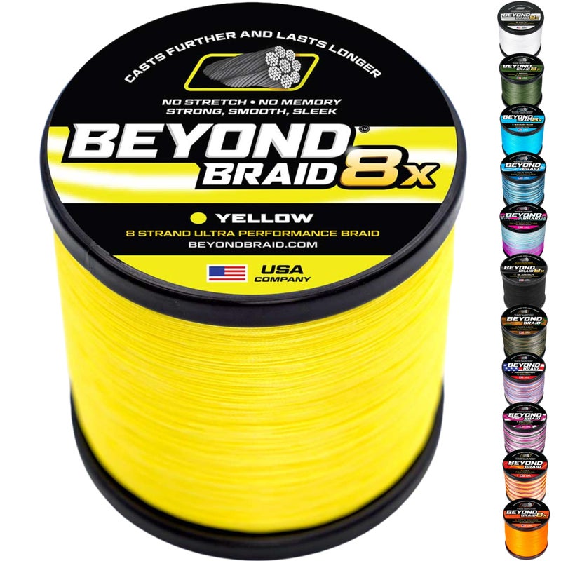 Beyond Braid Yellow 8X 300 Yards 30LB - Image 1